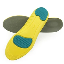 1 пара ортопедическая Арка массажные стельки силиконовая Нескользящая гелевая мягкая спортивная стелька для ног