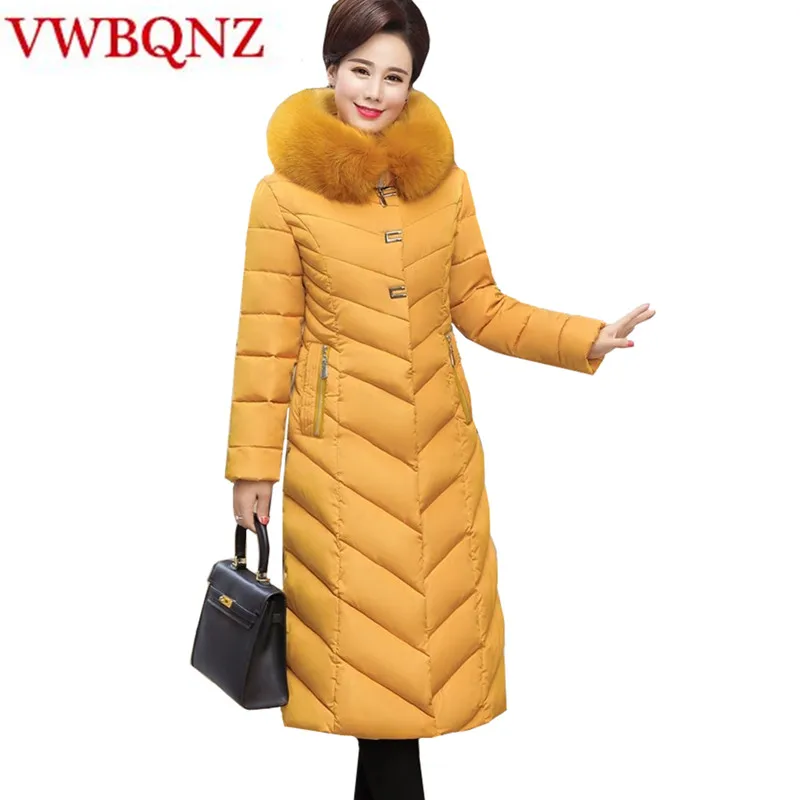 Winter Women Cotton Coat Loose Thicken Outerwear Large