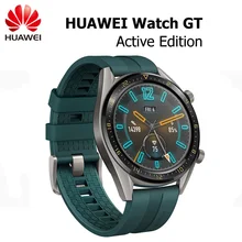 HUAWEI WATCH GT Active Edition умные спортивные часы 1,3" AMOLED цветной экран Heartrate gps для плавания, бега, велоспорта, сна