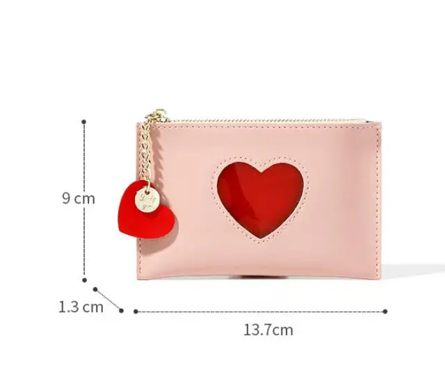 Cute Girl Coin Purse Zipper Kids Small Mini Purse Bag Fashion Women Coin Money Card Change Holder Bags Pouch Storage Pocket