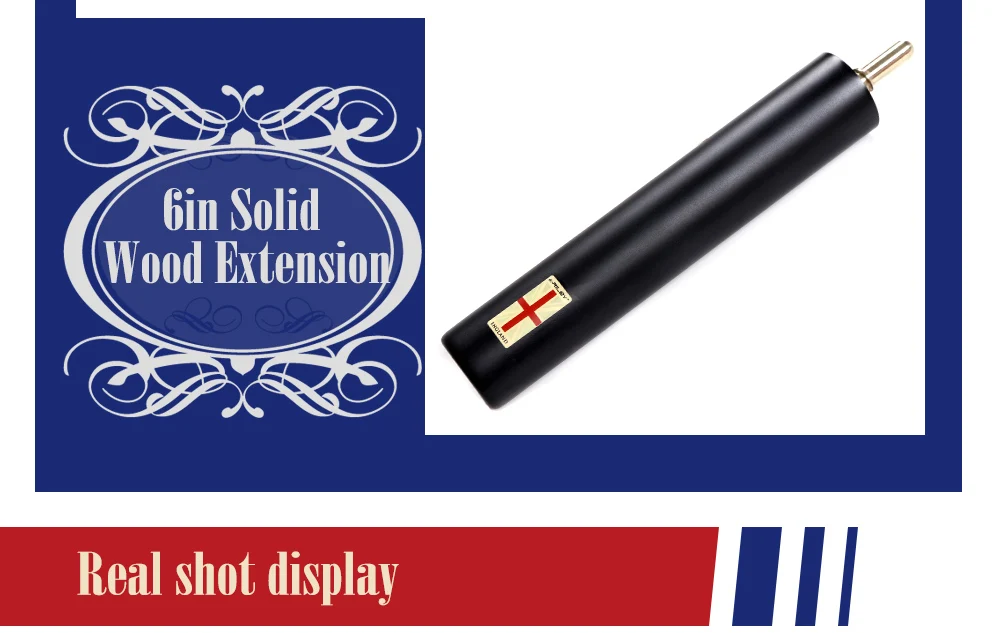 ashwood ebony butt billar com extensão