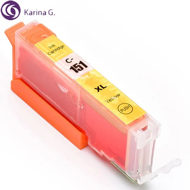 Совместим с Canon PGI150 CLI151 чернильный картридж для принтера PIXMA MG6310 MG7110 MG7510 Ip8710 и т.