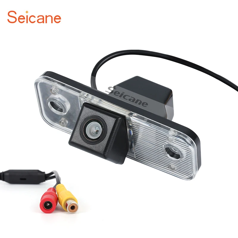 Seicane запасная камера ночного видения для 2006 2013 Honda Hyundai Santa fe светодиодная