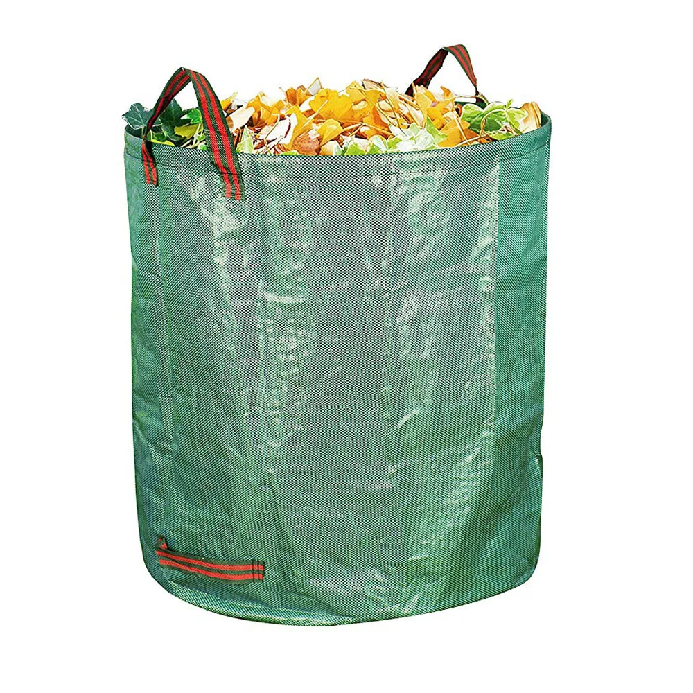 1 шт сад мешок набор листьев сумки мешок для садовых отходов пейзаж парк отходов сумки 120л сад