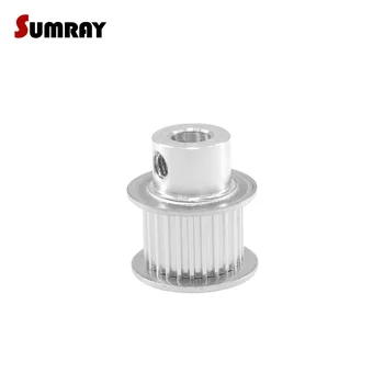 

SUMRAY MXL 24T Timing Pulley 5/6/6.35/7/8/10mm Inner Bore Gear Belt Pulley 11mm Belt Width Aluminium Motor Pulley 2PCS