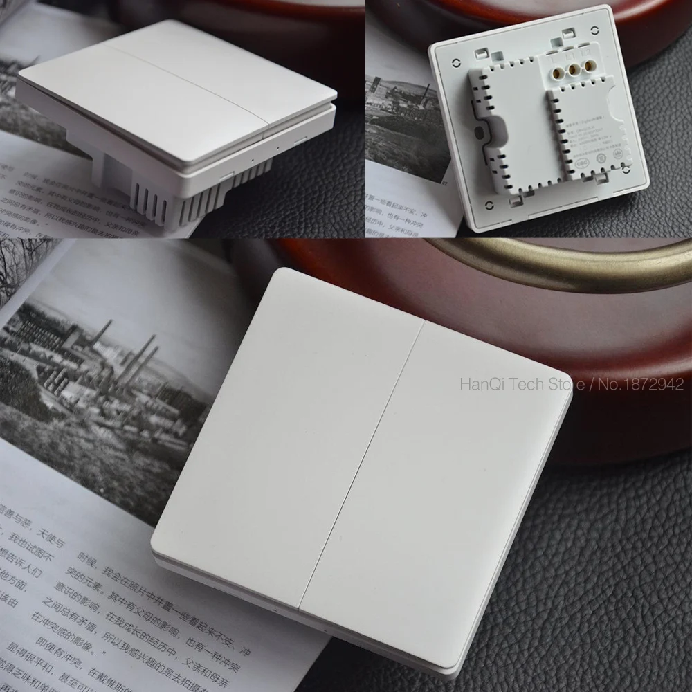 Новый Умный светильник Xiaomi Aqara с управлением ZiGBee настенный выключатель через