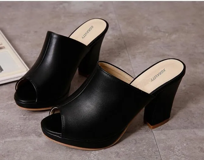 Лидер продаж Пикантные женские Босоножки с открытым носком на платформе и