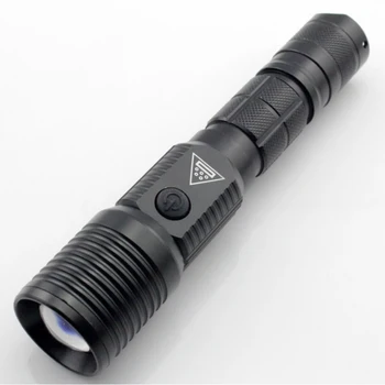 

1pcs New Flashlight1200 Lumens T6 Led Torch Batteries By Aaa 16850 Adjustable Torch Lamp Penlight Waterproof For Outdoor