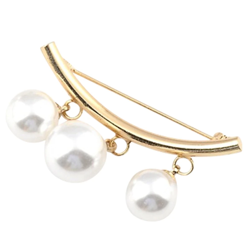 

Fixed Straps Anti Slip Pin Korean Simple Pearl Brooch Women's accessories Cardigan Anti Wearing Pins Enamel Pin.