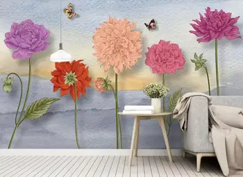 

custom wallpaper for walls Cartoon flower photo wallpaper for living room Background wallpaper nature wall mural