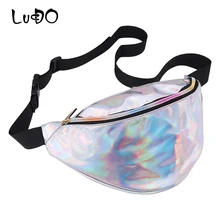 Бренд LUCDO Fanny pack лазерная поясная сумка для девочек удобная