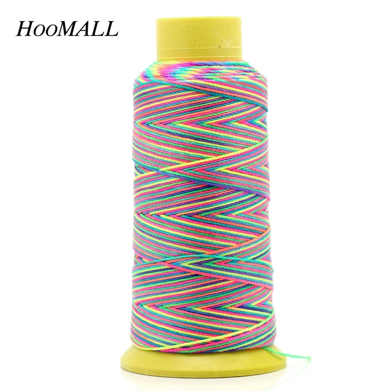 Hoomall 1 рулон/180 м цветная хлопковая нить для DIY ручной работы нитки вышивания