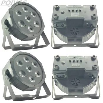 

4pcs/ RGBW 7X12W led Par light dmx512 stage disco light/ LED wash light dj equipment