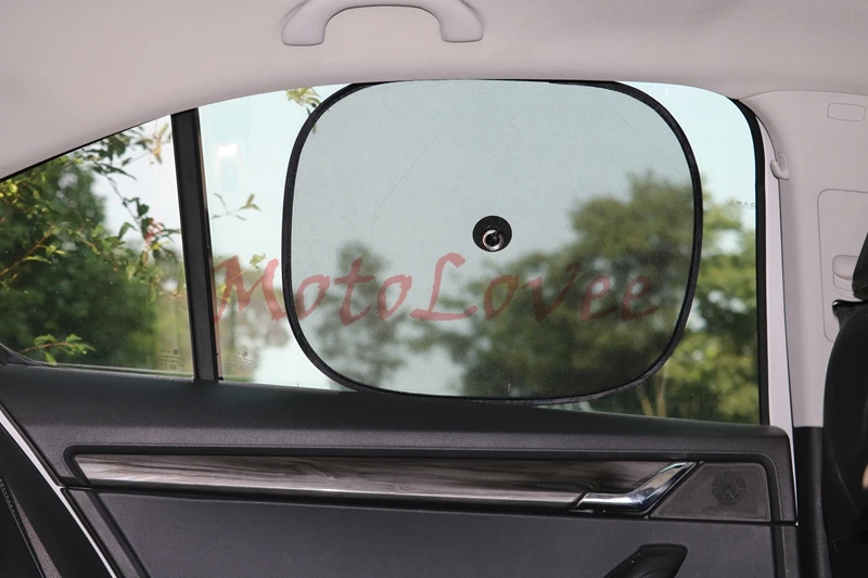 Motolovee 2 шт. автомобильные шторы солнцезащитный козырек черные УФ сетчатые