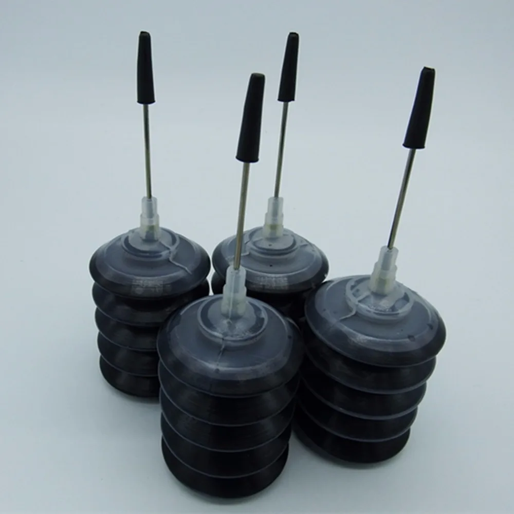 

4 Pcs Universal 30ml Black Dye Based Ink for Epson All Inkjet Printer With Good Quality