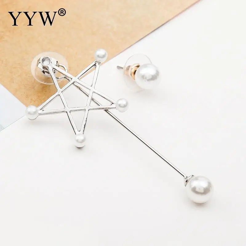 2017 nico asymmetric brincos j ias estrela de liga de zinco pingentes com poste de a