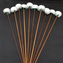 1 шт. ручной работы ушной воск большой головы очиститель инструмент с бамбуковой ручкой Лебедь волос