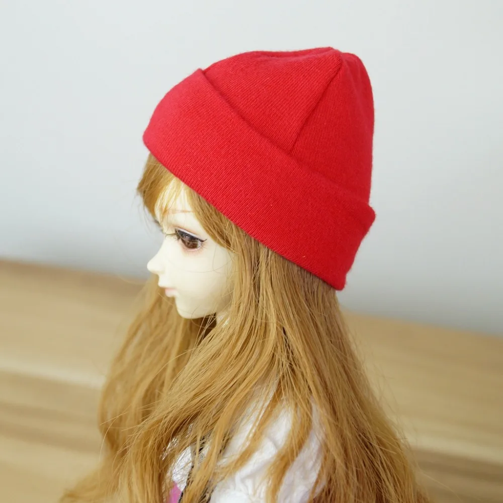 BJD Красная шапка бини для 1/6 11 &quot1/4 17&quot 1/3 24 &quot60 см высокая SD MSD YOSD DK DZ AOD DD кукла