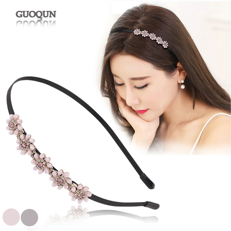 

Crystal Hair Band - Headband - Hair Ornament for Women - Rhinestone Cellulose Acetate Hair Accessories - Hair Jewelry Party Prom