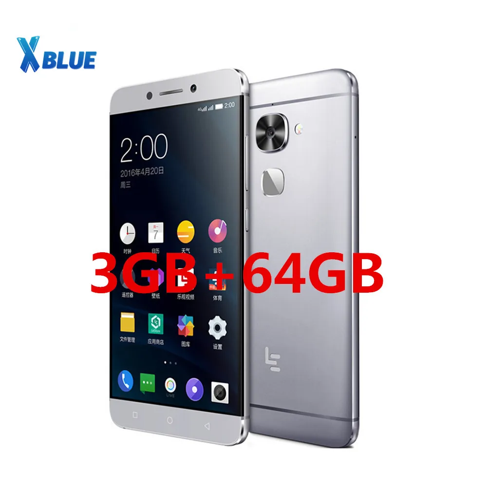 

LeEco LeTV Le X526 3GB RAM 64GB ROM Cell Phone 3000mAh Snapdragon 652 1.8GHz Octa Core 5.5 Inch Android 6.0 4G LTE Smartphone