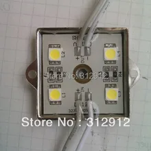 Холодный белый 5050 SMD светодиодный модуль, металлический чехол; DC12V, 20 шт