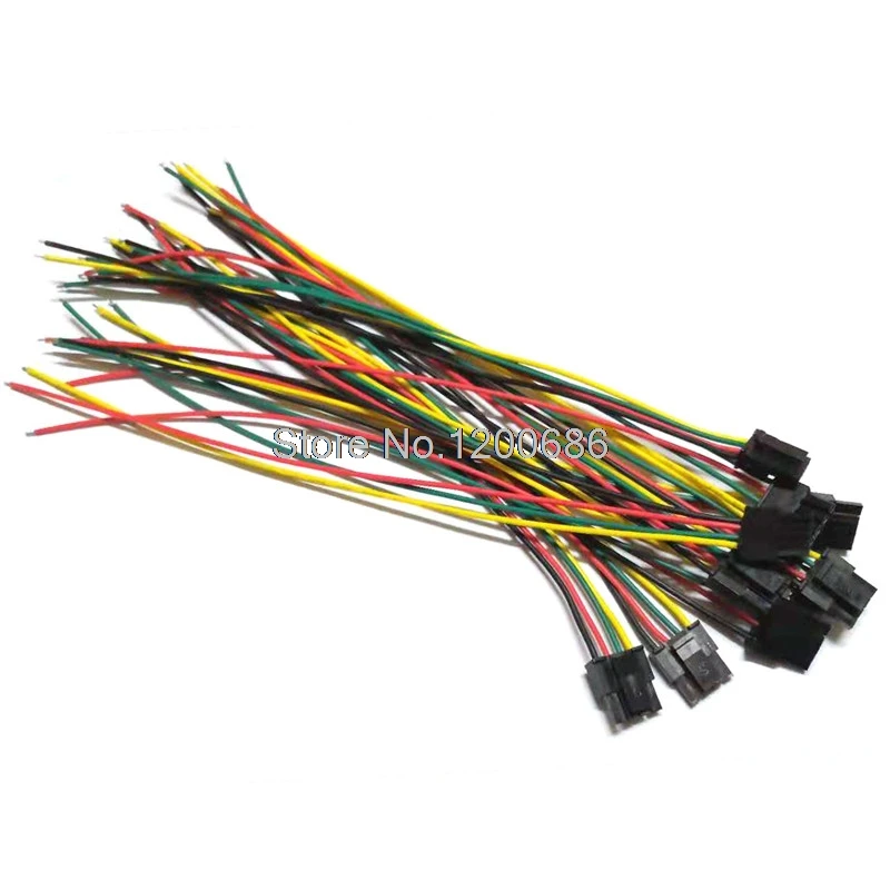 4 контактный разъем питания 15 см 22AWG пластиковый корпус Molex 3 0 мм 43645 0400 Мужской