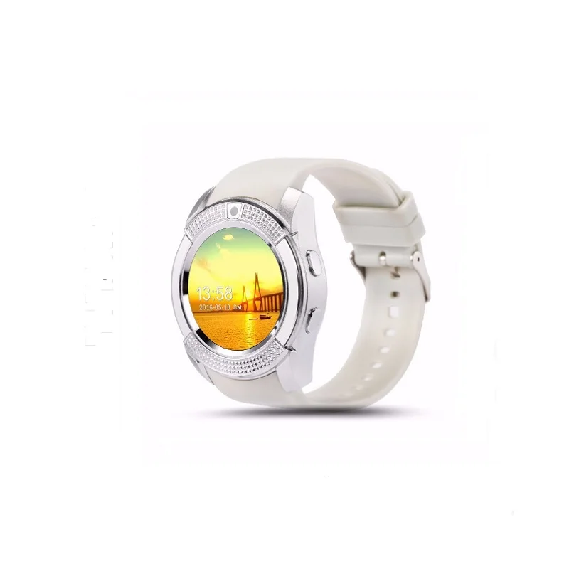 Умные часы Stepfly SM08 1 22 дюйма круглый дисплей 2G одна нано sim карта bluetooth умные