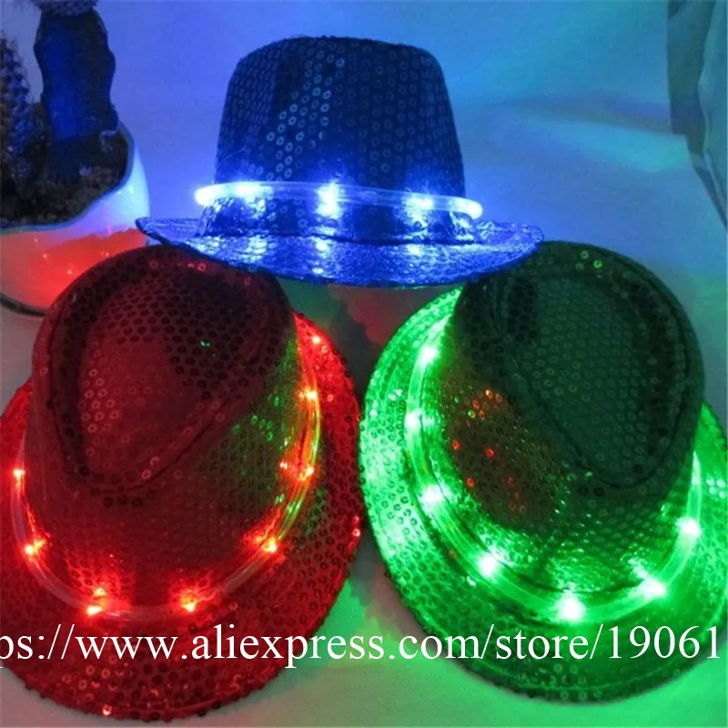 New Fashion Glow in Dark Light Up LED Hat Baseball Caps Luminous Holiday Hat Unisex09