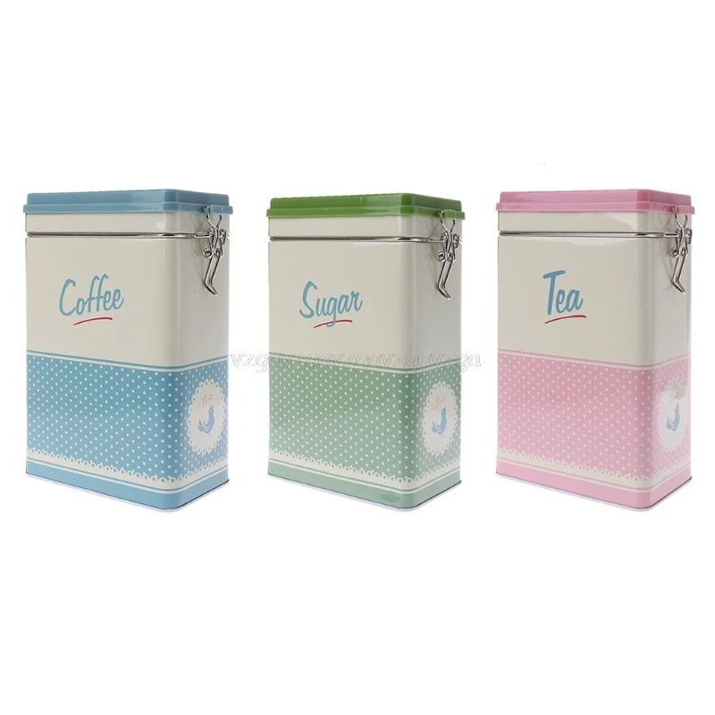 

Metal Square Candy Trinket Tin Sealed Jar Jewelry Box Candy Coin Coffee Tea Storage Container Case Holder Wedding Favor Gift F14