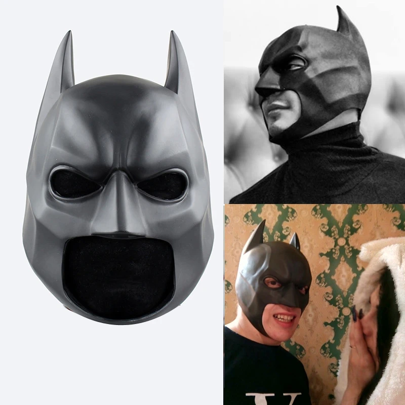 Batman doux couvre chef Halloween Cosplay masque Batman à collectionner  modèle jouet cadeau | AliExpress