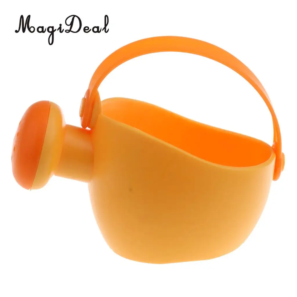 MagiDeal Silica Gel Watering Can Garden Tool Outdoor Toys for Kids Baby Bath Bathroom Beach Sand Pretend Play Game Props Gifts