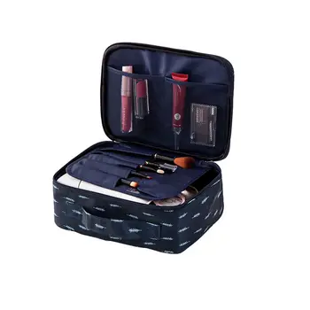 

Popular Lady Travel Beauty Kit Large Make Up Pouch Bag Oxford Business Bath Wash Storage Cosmetic Tools Organizer