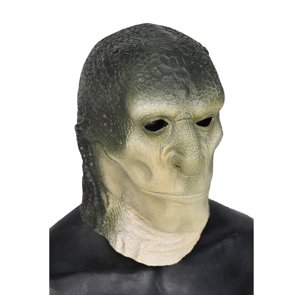 

3D Animal Mask Adult Size Alien Lizard Latex Mask Halloween Fancy Dress Movie Cosplay
