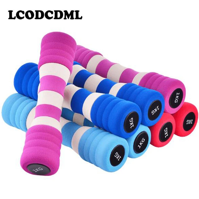 Striped Ladies Dumbbells 1