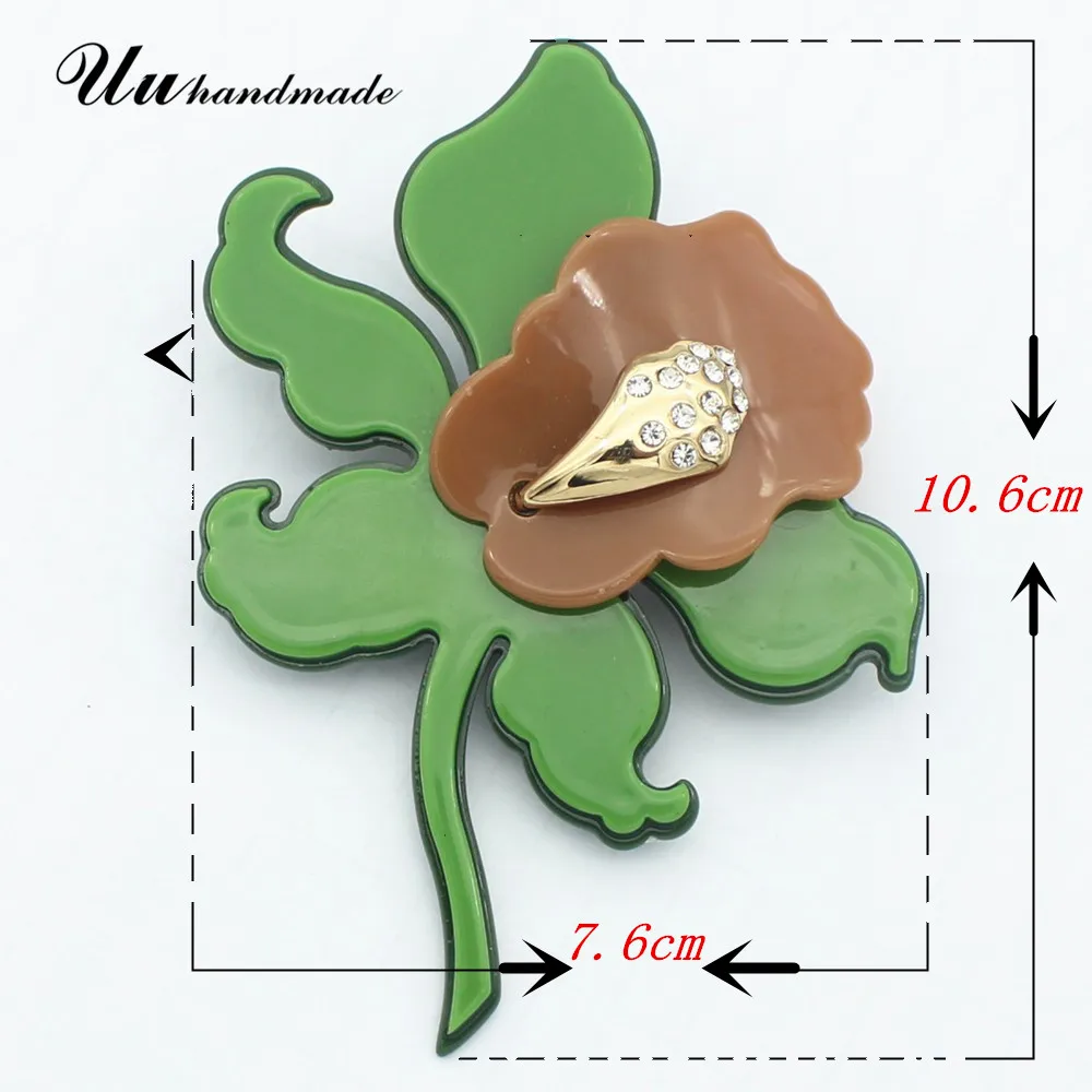 Горячая модные ювелирные броши стразы брошь на булавке акриловый цветок на лацкане брошь большие броши для женщин рождественские подарки