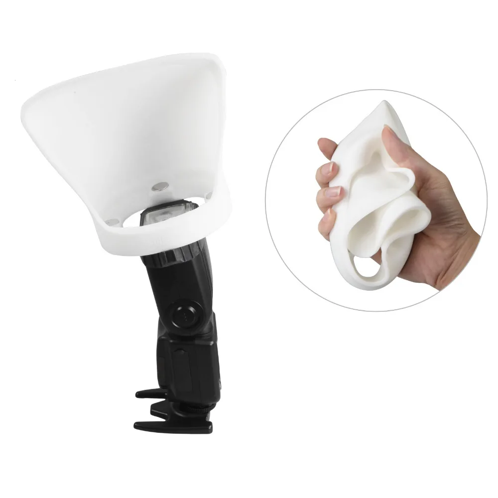 For flash Speedlite Honeycomb Gridx + Shelf + Filter + Rubber Band + Light Sphere  Bounce  Snoot +Carrying Bag (9)