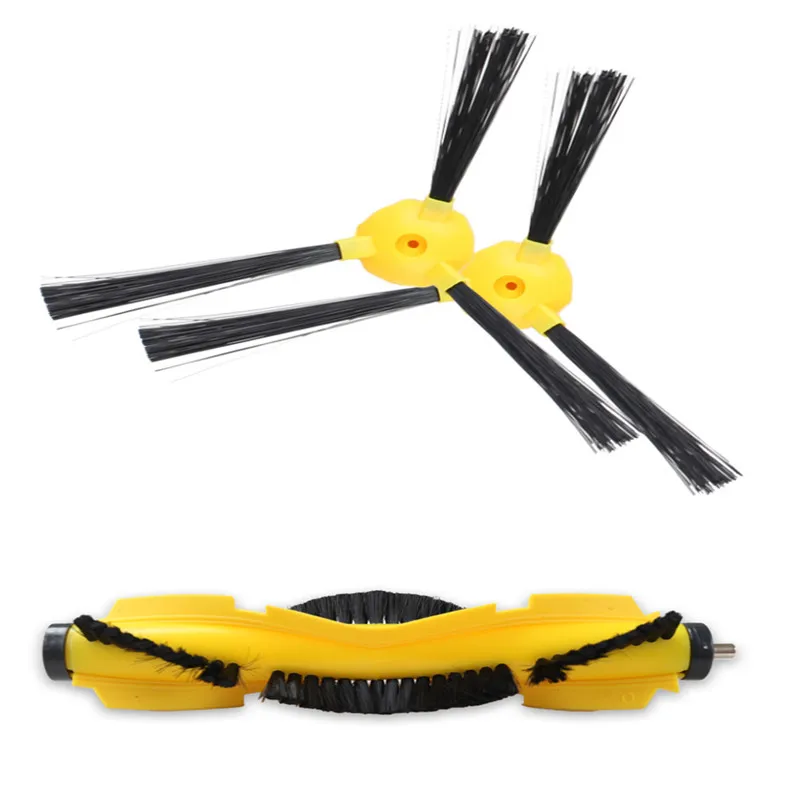 

(B6009)Spare Parts for LIECTROUX Robot Vacuum Cleaner B6009 Rubber Brush 1 pc+ Side Brush 2pcs/ pack