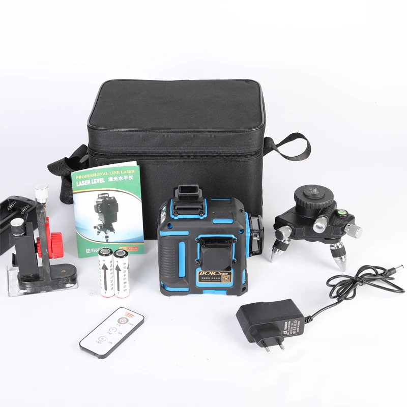 Free shipping Boics 12lines 8V4H laser line cross line laser rotary laser level self-leveling level laser with Infra-red remote Free shipping Boics 12lines 8V4H laser line cross line laser rotary laser level self-leveling level laser with Infra-red remote
