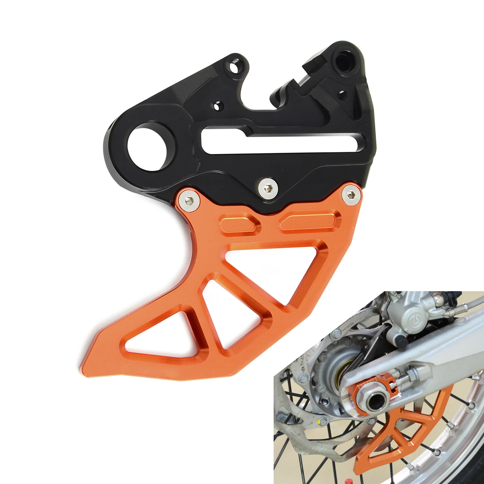 Rear Brake Disc Guard Caliper Support For KTM 125 200 250 300 390 450