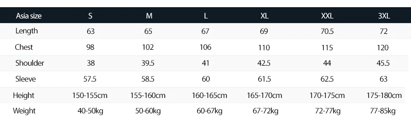S-3XL