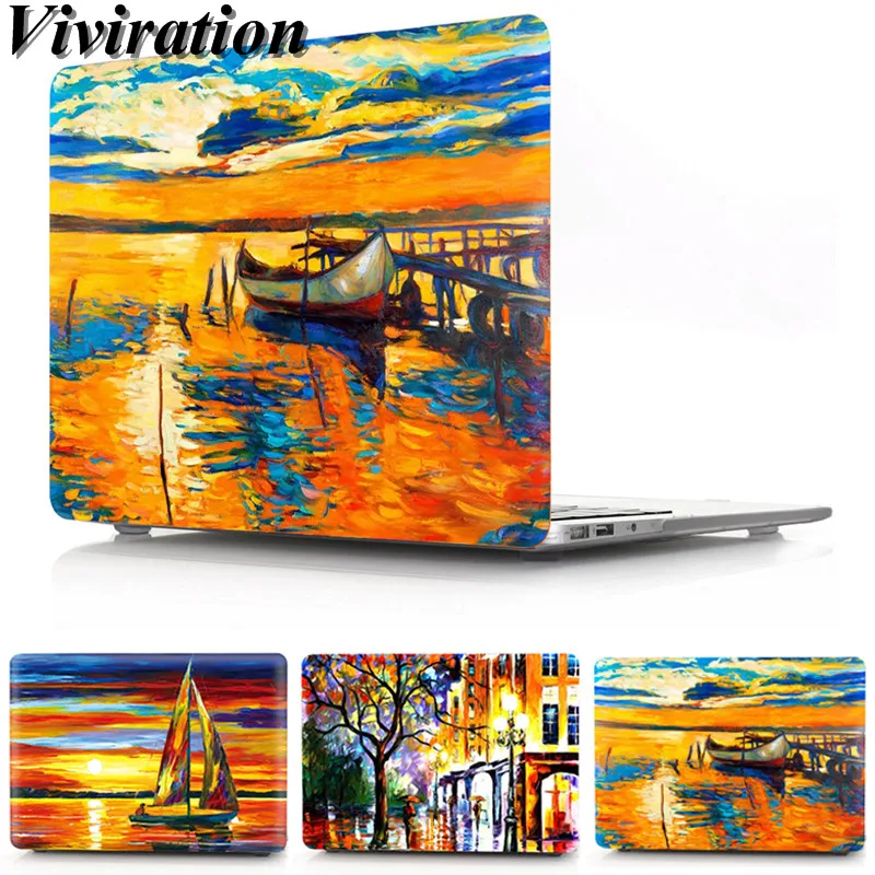 For Apple MacBook Air Pro Retina 11 12 13 15 Mac Book 11.6 13.3 15.4 With Touch Bar Afremov Series Prints Protective Shell Case