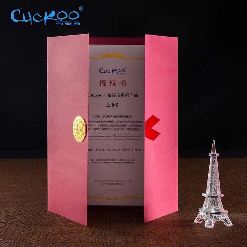 Чехол конверт Cuckoo honor жесткая бумажная обложка А4 A5 awards креативный уплотненный