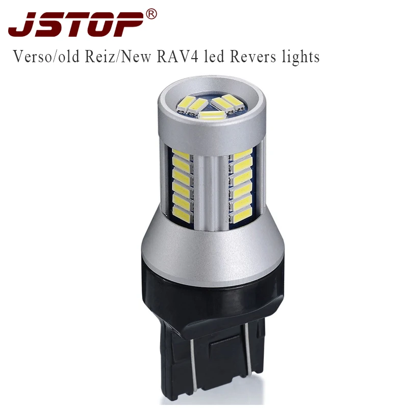 

JSTOP T20 autoLights led 7443 lamp canbus led 12VAC 6000k T20 W21/5W car Lamps 7443 LED 6000K external bulbs Reversing Lights