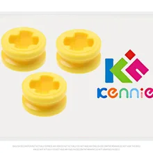 500 г/лот Kennie DIY MOC Bulding блоки, совместимые с запас аксессуары 32123b 1/2 половина втулки крест отверстие крышка крепеж
