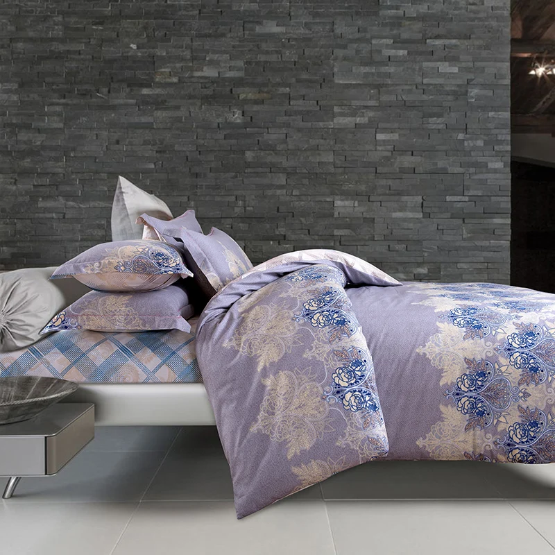 ivarose tree print boho style bedding set 100 cotton bed linens printed cotton sheets queen