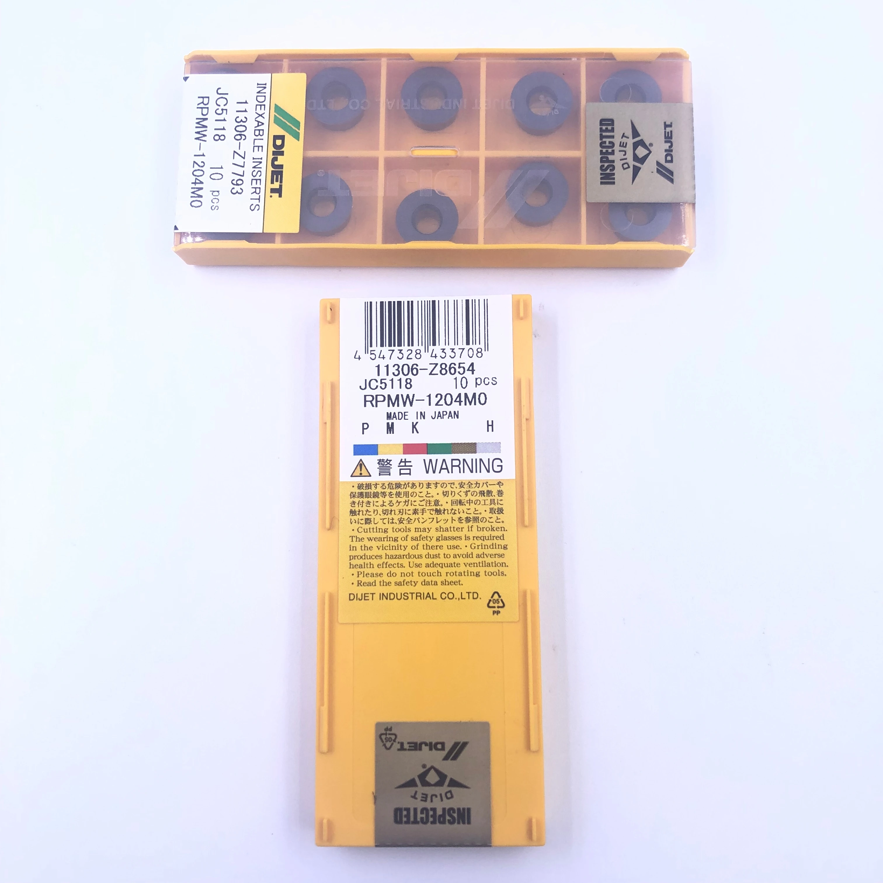 RPMW1204MO JC5118 Япония dijet вставки карбида фрезерные вставки токарные инструменты 10 шт./лот