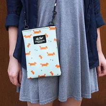U-pick new product original fresh printed PU leather single shoulder bag messenger bag