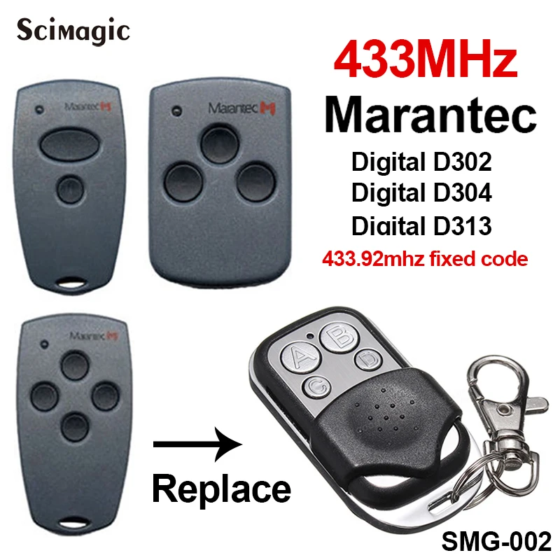 Пульт MARANTEC Digital 868 МГц 433 MHz гаражные ворота дистанционного управления MARANTEC ручной передатчик, гараж, команда 868,3 МГц 433,92