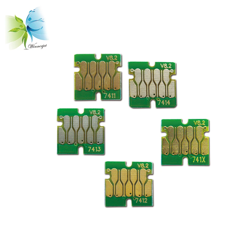 Чип картриджа WINNERJET T741X T7412 T7413 T7414 для принтера Epson F6200 F7200 F6270 F7270 | Компьютеры и офис