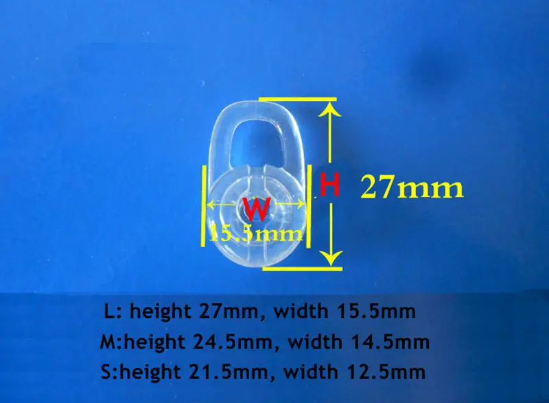 Aipinchun, 6 шт./лот, L/M/S, сменные силиконовые наконечники для ушей, наушники-вкладыши для универсальной Bluetooth гарнитуры, наушники